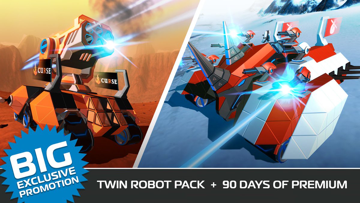 Robocraftgame's tweet photo. Robocraft on the new @humble bundle!
$5 for 90days premium and more!
https://t.co/8ZTkT6YaDh
https://t.co/HwcN1dUWFG https://t.co/gABUlMoDAG