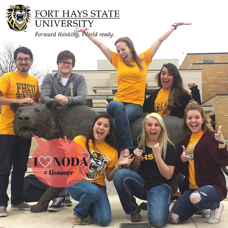NODARegionIV's tweet photo. @forthaysstate orientation leaders are excited for NODA4 a week and a half away!! #4ismore #ihopetheybringthetiger https://t.co/Qb15PV8cDx