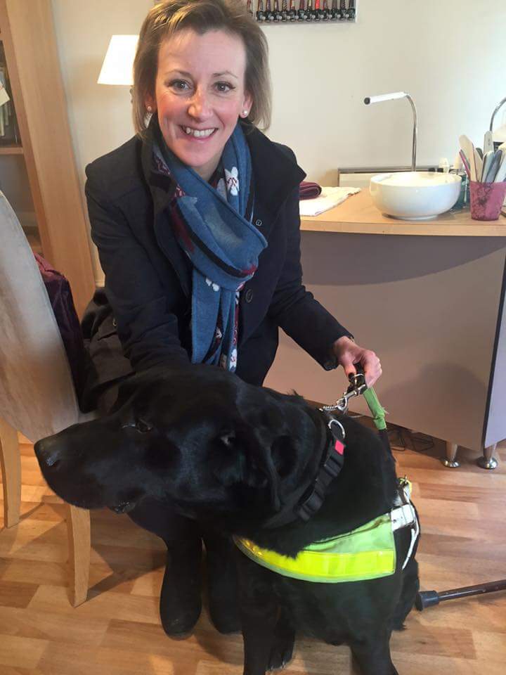numberone_xx's tweet photo. Captain the guide dog called in to see us girls @ Number One today as his owner was in for a treatment # 🐕 https://t.co/9fUFL37otC
