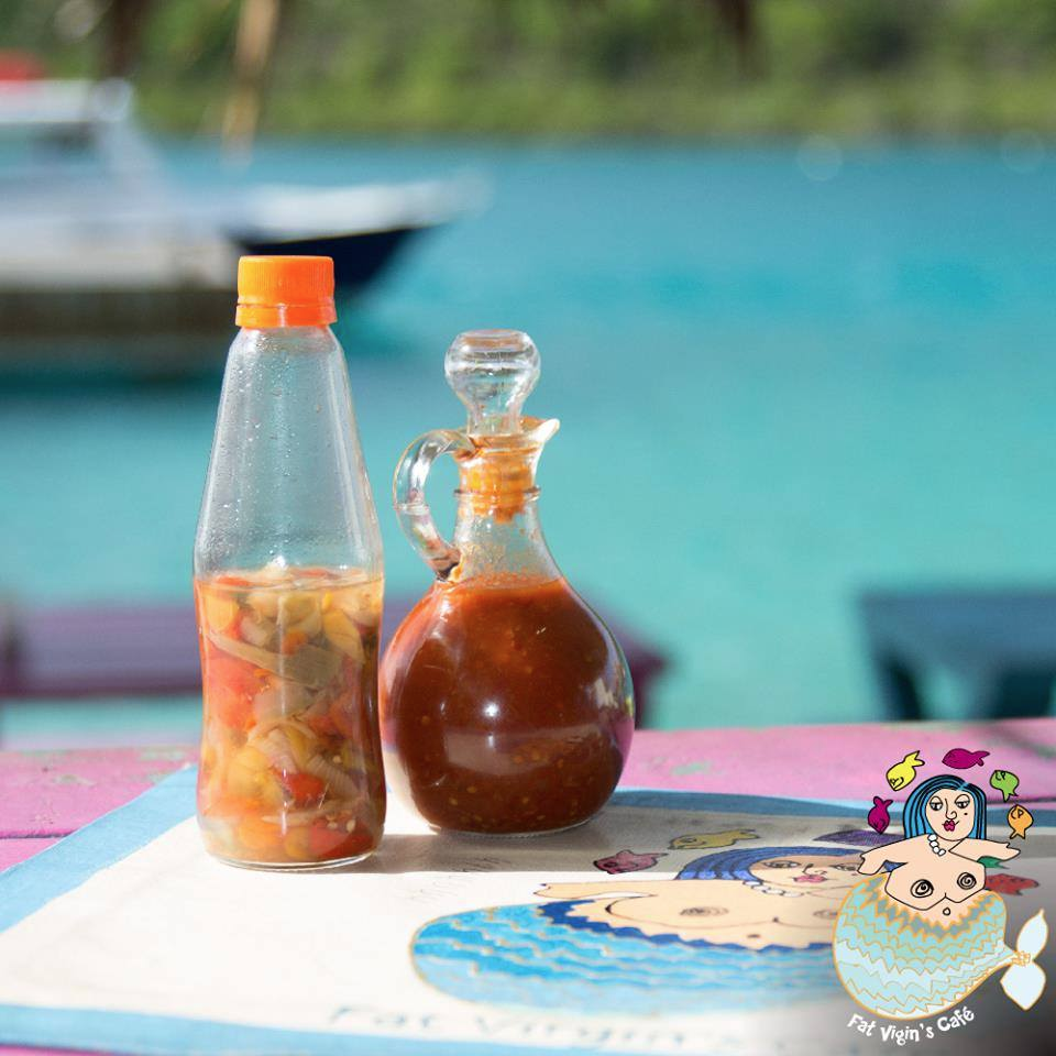 FatVirginCafe's tweet photo. For those who like a spicy hint in their meals! Are you one of them? #FatVirginCafe #BVI #caribbean #paradise #meals https://t.co/73M3s3bVWh