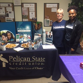 MSR Shamita Demery and Credit Counselor Heike Reagan had a great time helping <a href="/BankOnShreve/">Bank On NWLA</a> with #VITASaturday!
