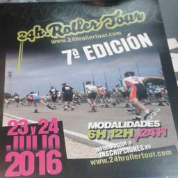 7edición de las #24hRollerTour. Si 7 ya!   número mágico:Nos vemos el 23 y 24 de julio. Gracias por hacerlo posible