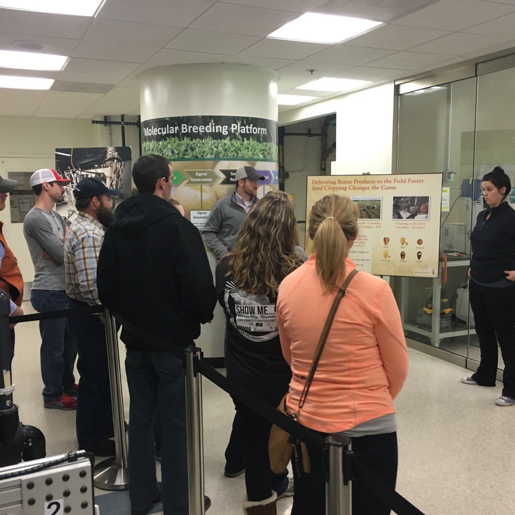TNFarmBureau's tweet photo. RT @jason_c_head: Learning how #Monsanto works to help #farmers feed 9 billion People. #ShowMeYFR #GMO @TNFarmBureau https://t.co/eSGiJ1yy8g