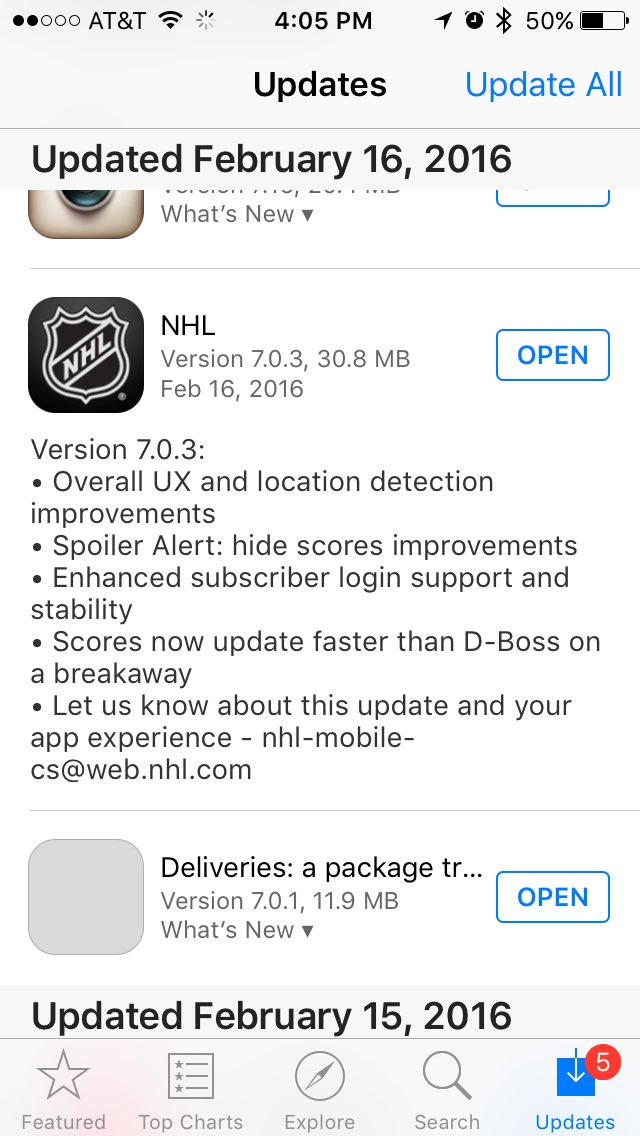abale19's tweet photo. @Dylanlarkin39 @DetroitRedWings NHL App update, faster than D-Boss on a breakaway! https://t.co/Z1103pCxxh