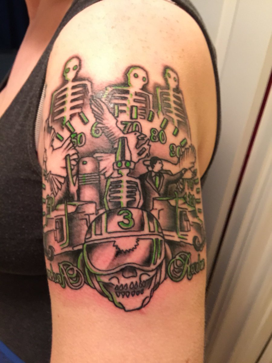 Kezman63's tweet photo. Finally, my Reuben tattoo. Still the greatest band. @ReubenFans @jamielenman @jonnydynamite @GuyDavisDrummer https://t.co/PSW0c2B7em
