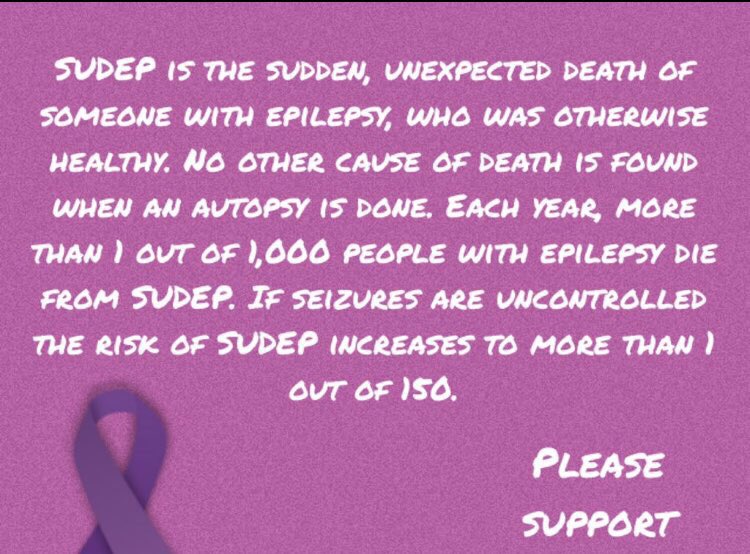 JFF65's tweet image. Still early but please wear purple on March 26th to support #epilepsy (seizures if you don't know what epilepsy is)💜