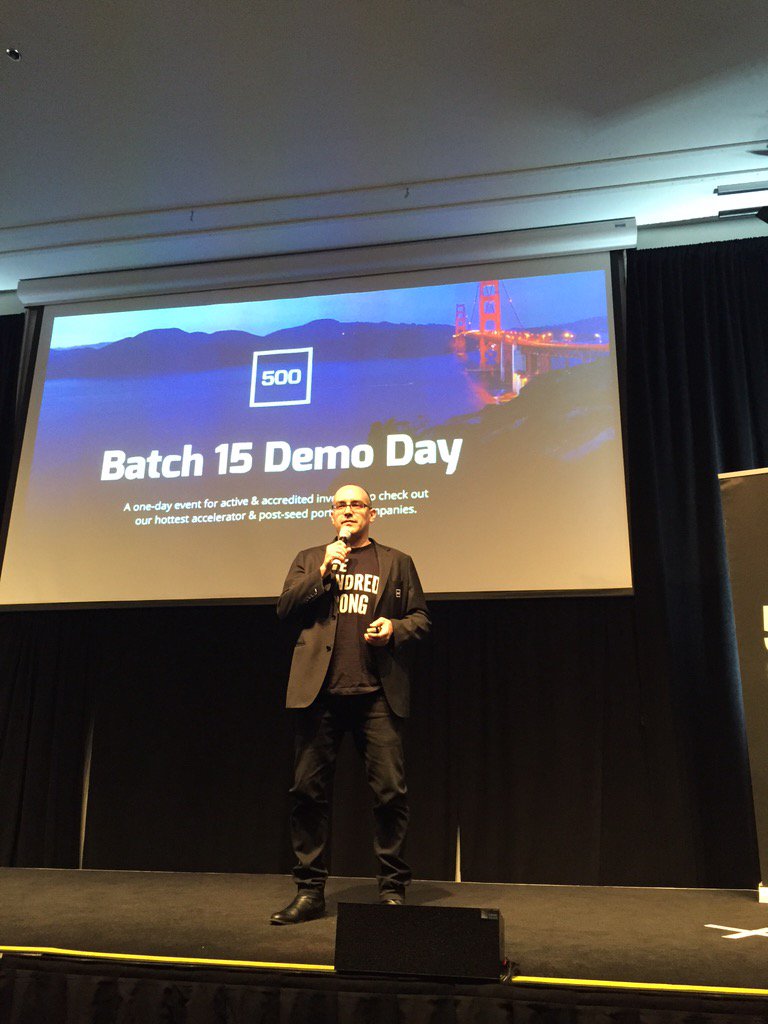 500GlobalVC's tweet photo. "We have 1500 companies in all of our funds, 3 unicorns &amp; venture partners in 20 countries" @davemcclure #500STRONG https://t.co/7J8nnA9d7d