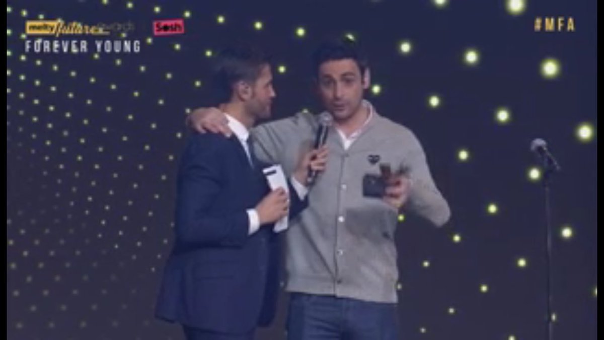me__nina's tweet photo. Félicitations @CamilleCombal 🎉 Trop contente que ce prix te revienne ♥️ #Sbraaa #MFA https://t.co/GxeEXAWUGV