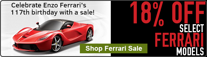 CollectaDiecast's tweet photo. Don't miss out on 18% OFF #Ferrari models for Enzo Ferrari's birthday! Shop now: https://t.co/B6nkSqKWOQ https://t.co/tL3rPgdSmm