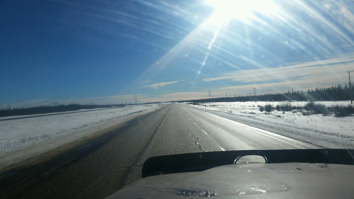 Yesterday's office view. Headed back for another load.