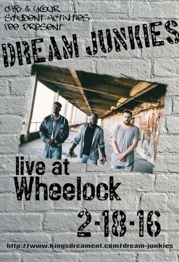 WheelockCAB's tweet photo. It's about to be the biggest event of the semester! Invite everyone you know! @DreamJunkies #WheelockCollege https://t.co/JSouE0RBOb