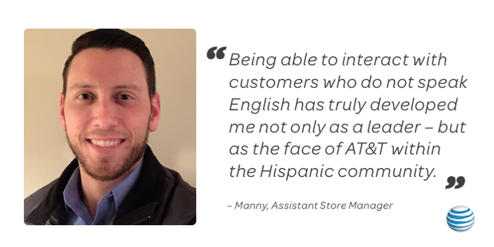 We're proud to serve such a diverse range of people thanks to employees like Manny. Thank you for your hard work!