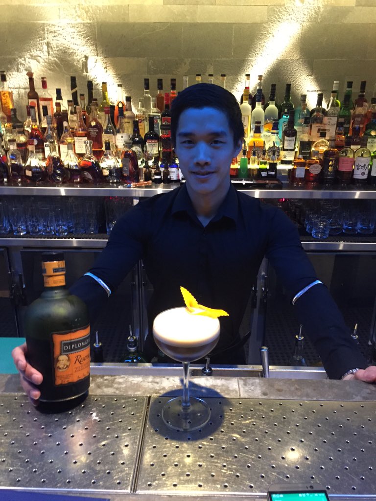 Chidde#hakkasanMayfair bar manager was grand winner with twist 'n' stout martini.