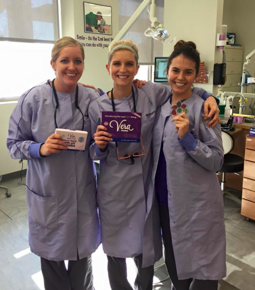 Young_Dental's tweet photo. #DHStudents trying Vera at school in Idaho! #youngdental #rdhlife https://t.co/kP6HUFQgXd