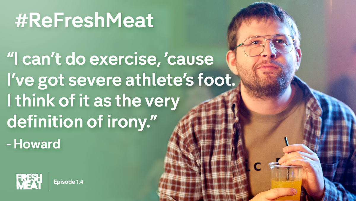 Channel4's tweet photo. Missing Howard? Here's a little #ReFreshMeat before the new series starts on Monday... https://t.co/eIhScxkvdH