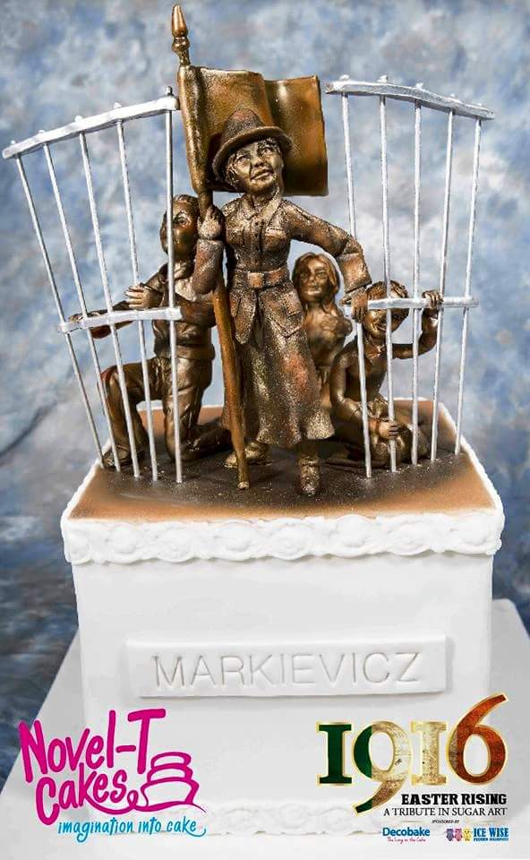 1916cake_collab's tweet photo. #markievicz #1916rising # 1916cake #icewise #decobake #collaboration #1916irishbakers #dublin https://t.co/ZPaYxLIDPu