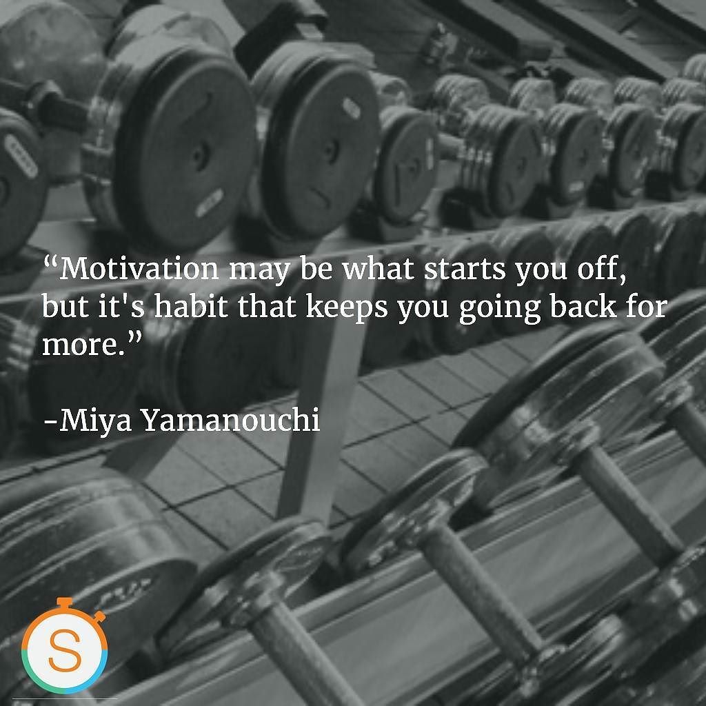 Sworkit's tweet photo. Get in the habit. Stay in the habit.#sworkitapp #sworkit #success #fitness #healthy #quotes https://t.co/9XKwYOK04C