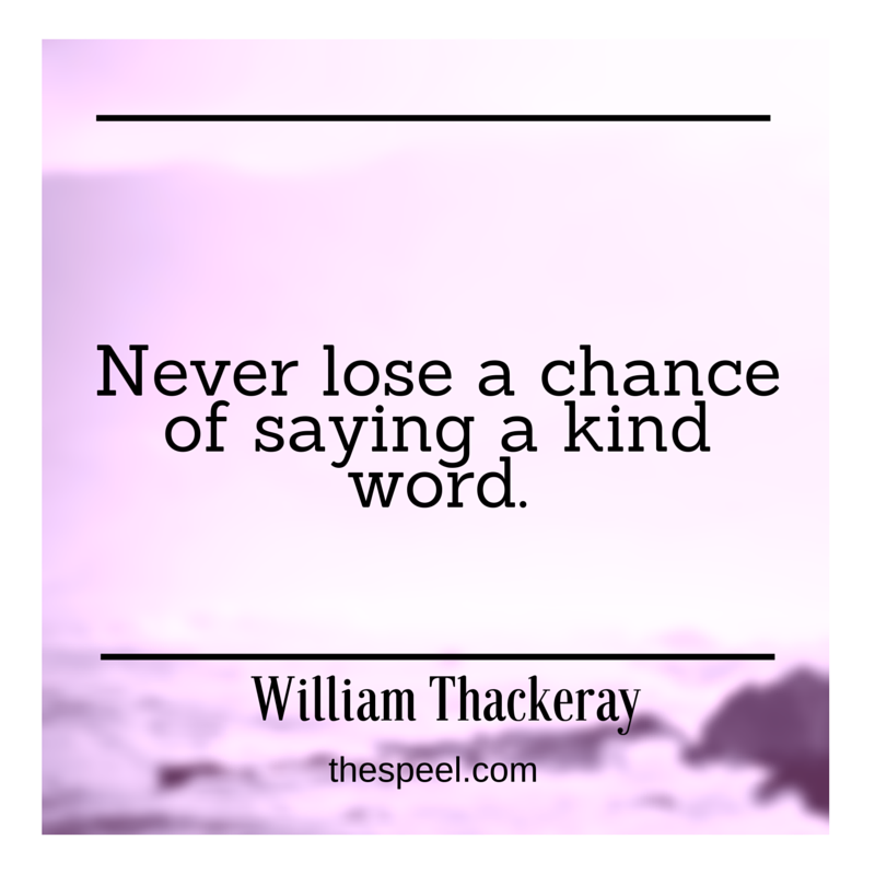 TheSpeeLBlog's tweet photo. Keep your words kind and meaningful. https://t.co/0lsrrkPWAO