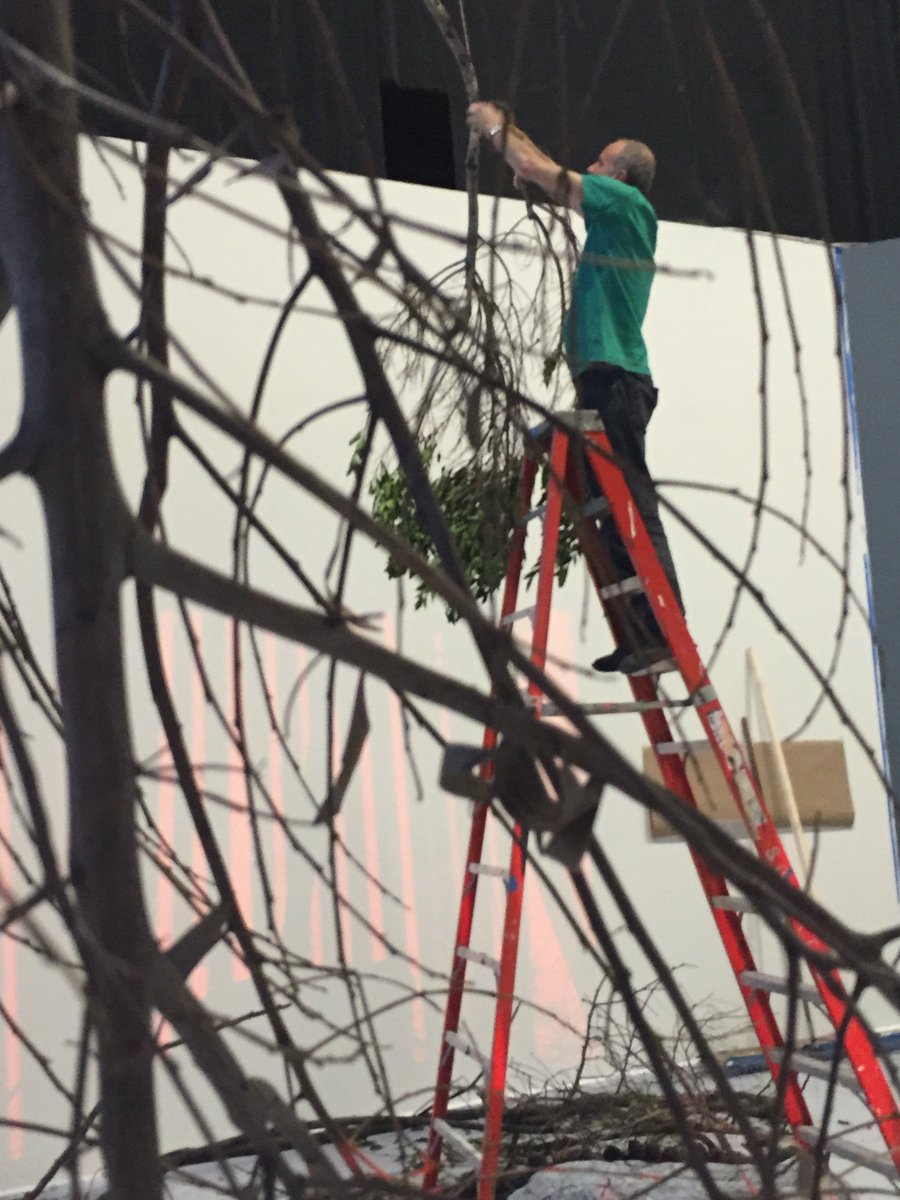 tmSF2016's tweet image. Scott Stark @slugger415 installing Low-Res Arborscope, opening Thurs 2/18 6-9pm @somarts