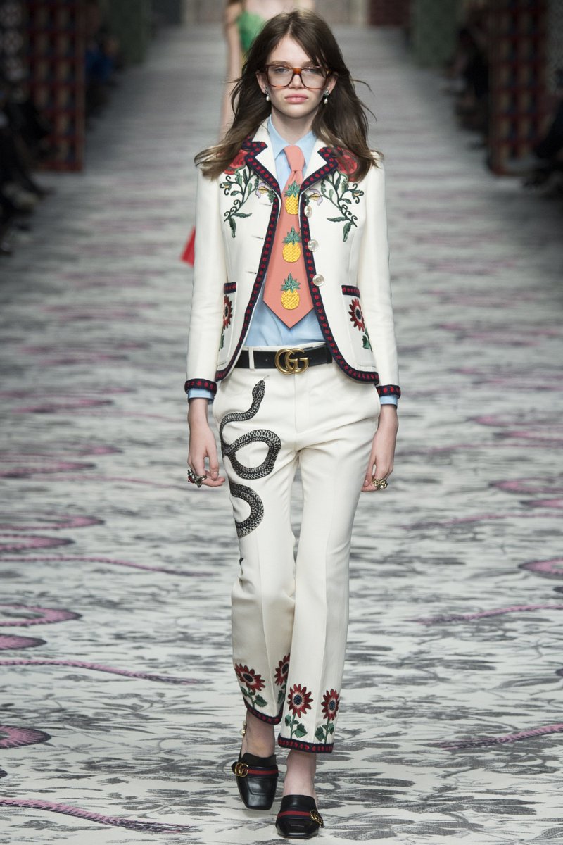 gucci snake suit