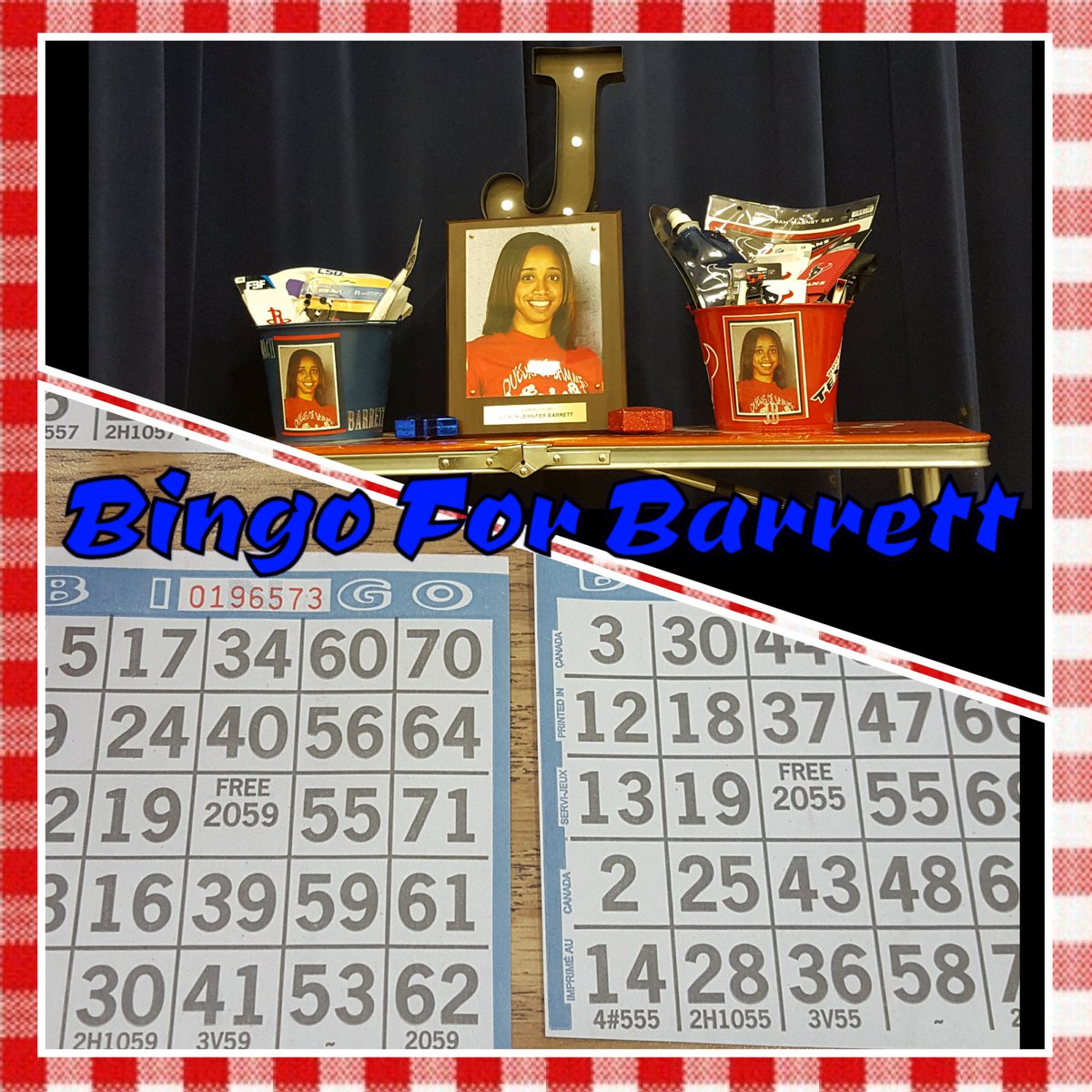 mzsexyrayray's tweet photo. Had a great evening..All for a good cause!!! R.I.P. Coach Jennifer Barrett @BMSPatriots @BammelSports https://t.co/f3jiTEQXEW