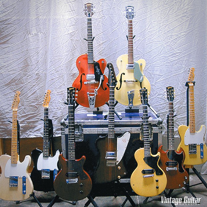 VintageGuitar's tweet photo. #BillThomson is a professional #guitar tech who has worked with #BobDylan #LouReed and #REM This is his collection. https://t.co/PVhPVBKgAG