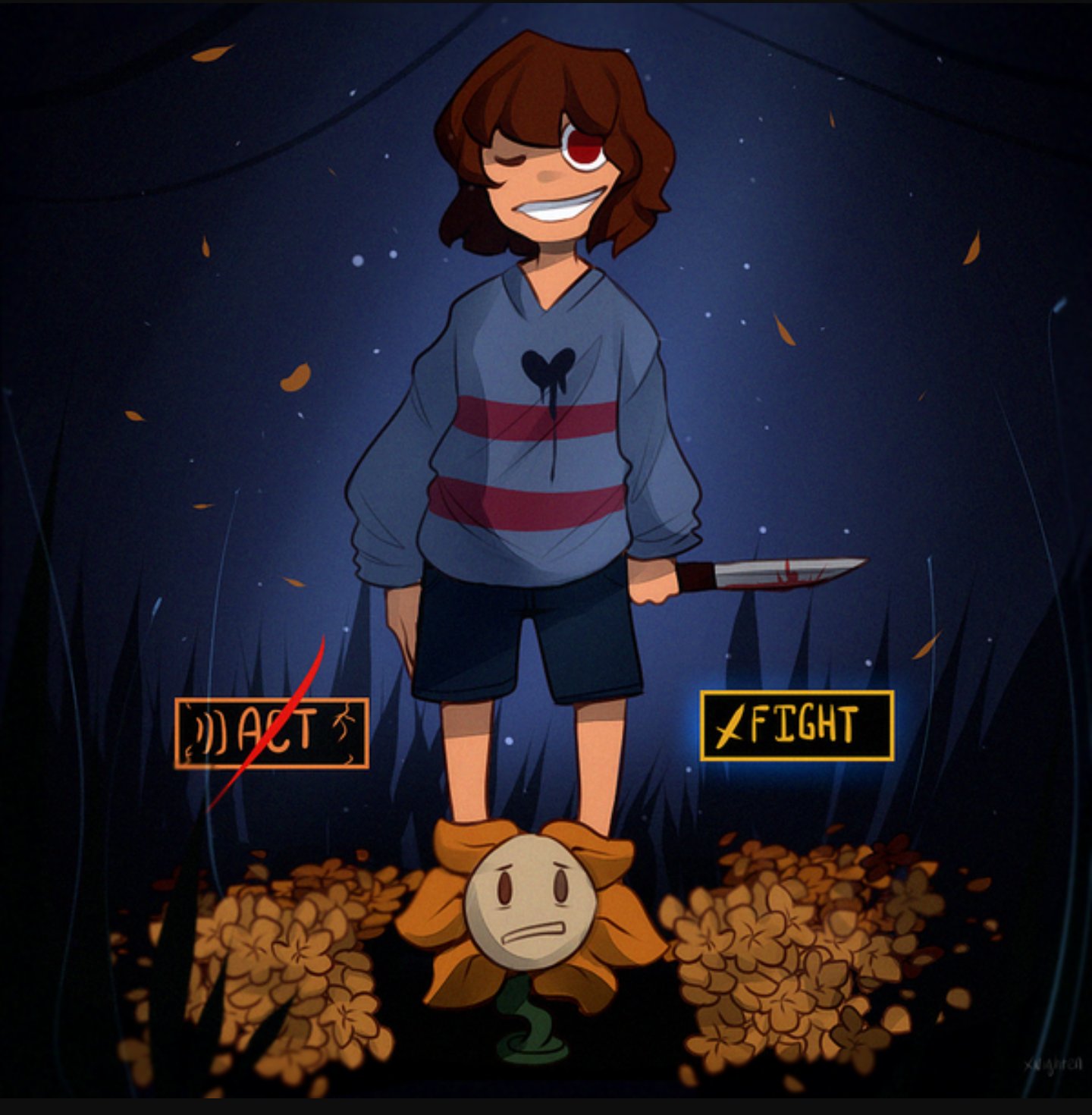Frisk Genocide Xrealknife Twitter