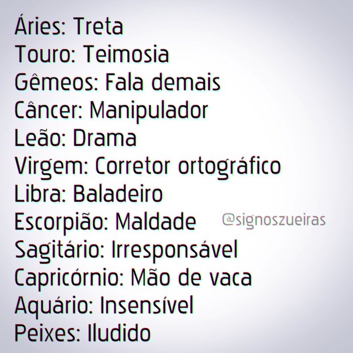 TipicoGarota's tweet image. Pois é!
Muito mais no instagram: instagram.com/p/BB30QpjO_hB
@signoszueiras