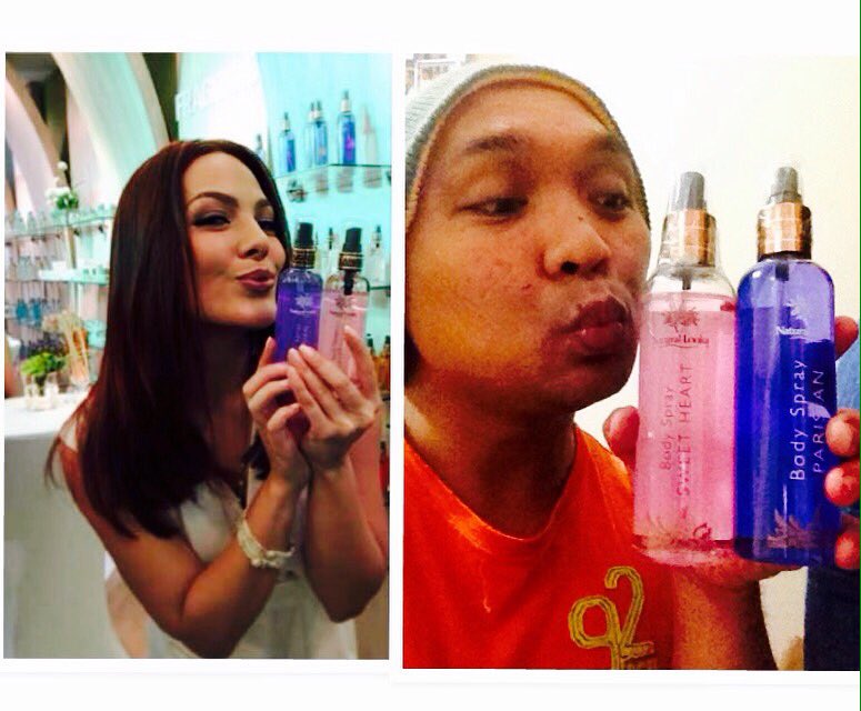 Mega_Amihan's tweet photo. @kc_concepcion and I share the same @naturallooksph fragrances in Qatar 👏❤️
#PinastoQatar
#MyNaturalLookExperience https://t.co/RgOsGDQmOl