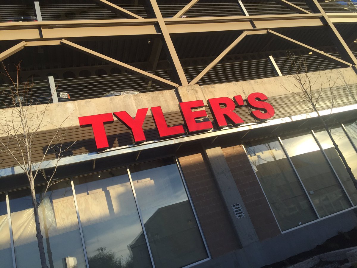 westbendfw's tweet photo. Someone's sign went up today - Starting to feel real!!! #TylersFW #ReadyRed https://t.co/4pqlMk998y