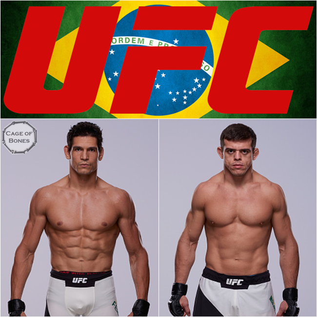 CageOfBones's tweet photo. @cezarmutante x @CaioHellboy Middleweight bout at UFC on FOX 19 (April 16 - Tampa/USA) #ufc #ufctampa #cageofbones https://t.co/WGVS54QUfY