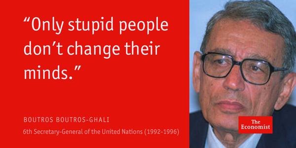 NalakaG's tweet photo. #BoutrosBoutrosGhali, 1st African UN Sec-Gen, dies. 
I'll always remember him for this quote
https://t.co/IsG5PadFGZ https://t.co/puBmgylG31