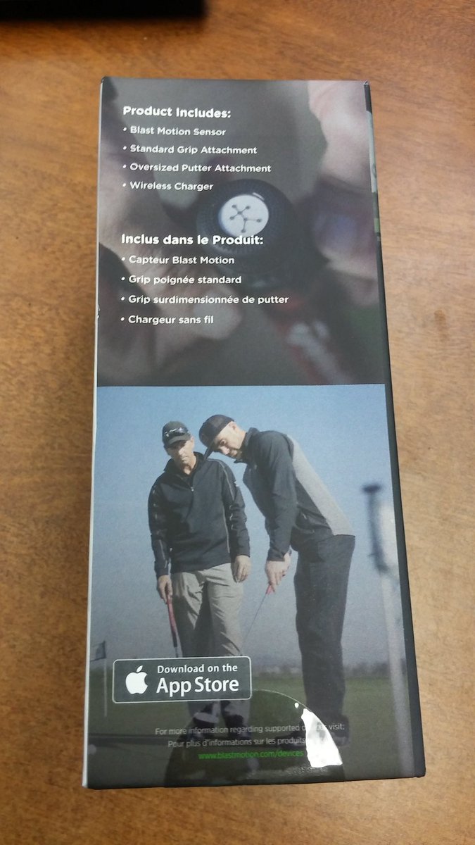 LinksNation's tweet photo. .@Blast_Golf motion arrived today. The latest sensor innovation in swing/putting analysis. #PerformanceInformation https://t.co/VQhqUJsmkj