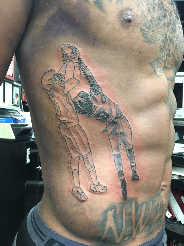 Ot Allen Robinson Gets Tattoo Of His Catch Against Michigan Mgoblog