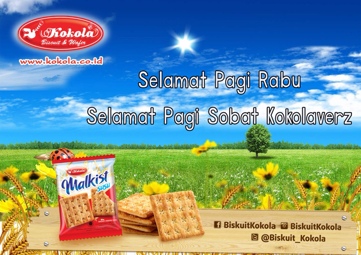 biskuit_kokola's tweet photo. Selamat Pagiiiii Sobat Kokolaverz :)
Semangatt :)
Ga cuma hari Rabu aja menggebu
Semangat km jg harus menggebu ya https://t.co/ATe5wQaYXH