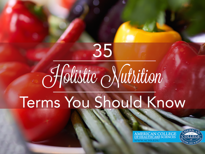 35 Holistic Nutrition Terms You Should Know hubs.ly/H026HKN0 by <a href="/ACHSedu/">ACHS</a>