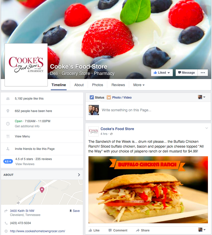 CookesFoodStore's tweet photo. Like us on Facebook for Cooke's updates and savings! https://t.co/ZsgbGytpHz