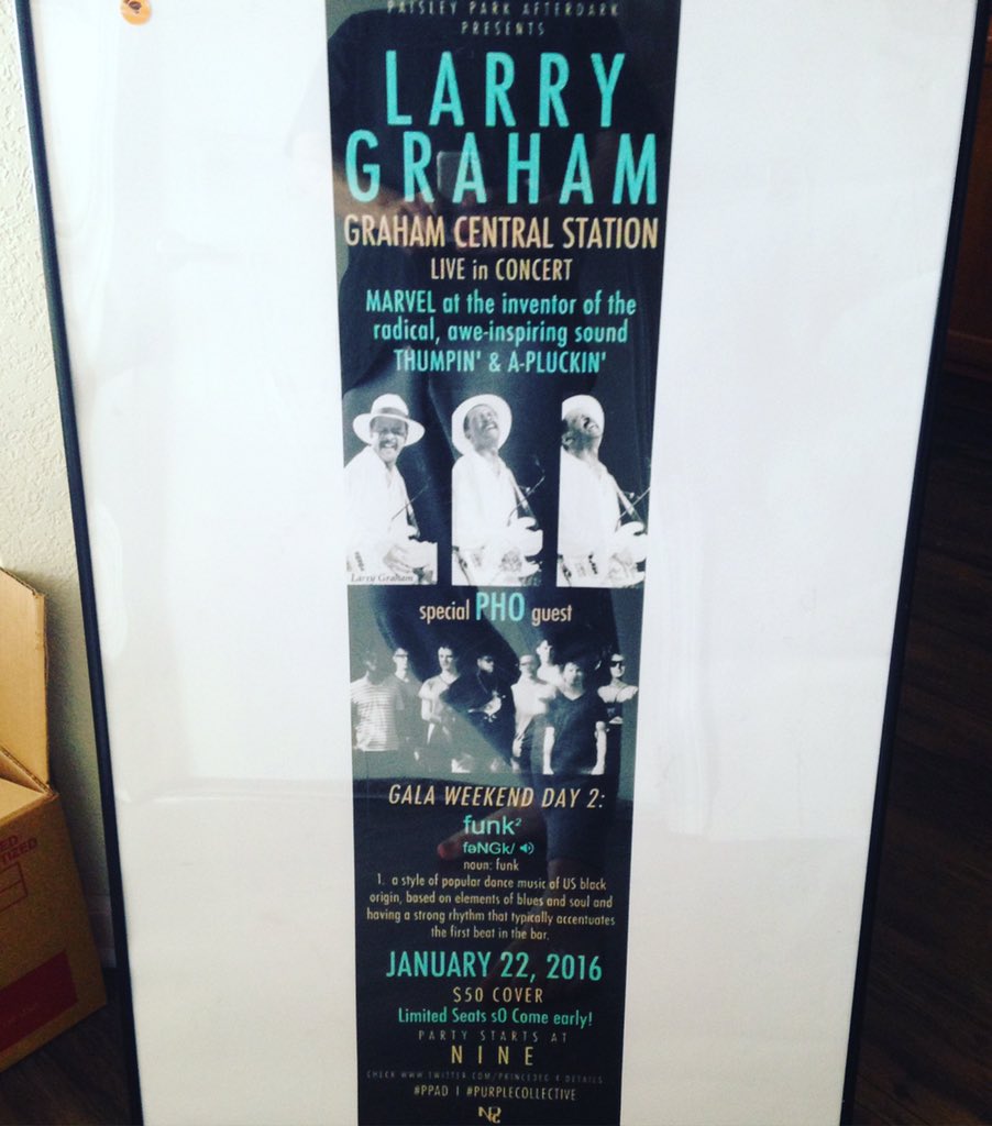 PHOfunk's tweet photo. A night to remember! @Prince3EG #phofunk #larrygraham #paisleypark #prince https://t.co/07rYmMaxrz