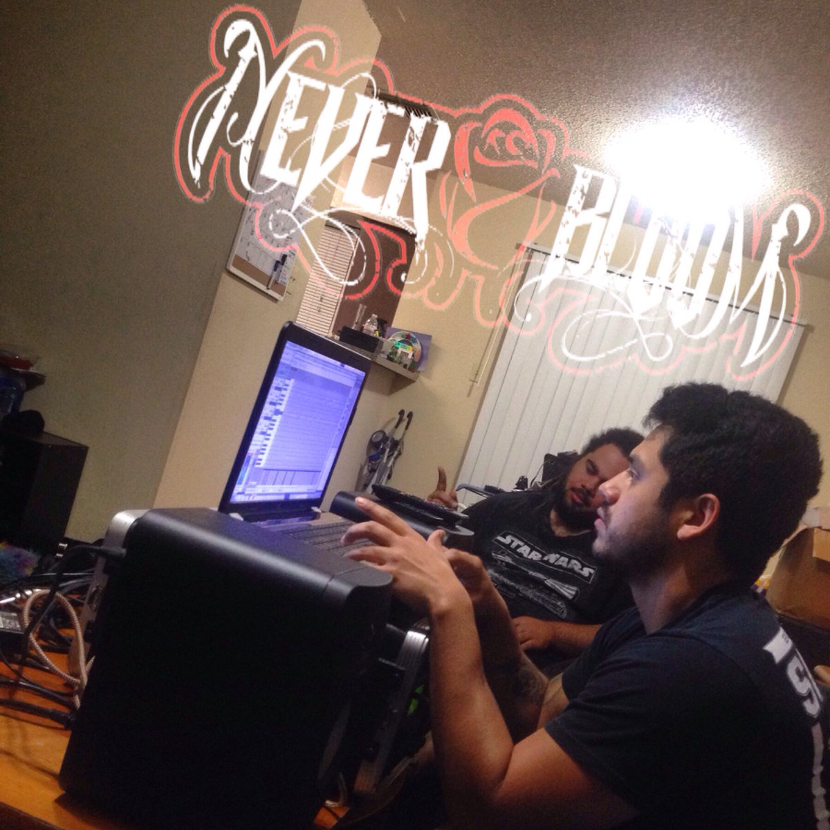 More work on the ep getting done! New music coming at ya soon! #neverbloom #neverbloomtx #getbvck #newmusic #prepro