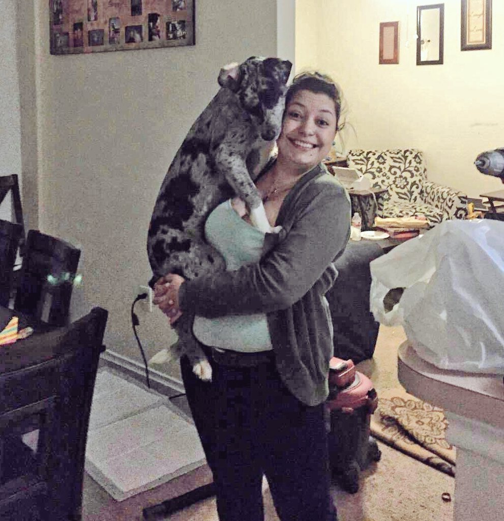 jequav's tweet image. My dog is basically my child 😍💜