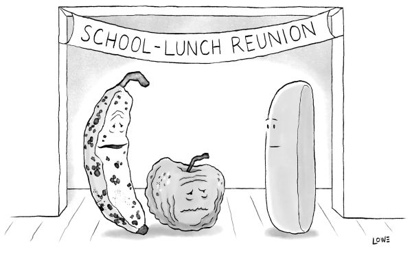 LOTdivine's tweet photo. School lunch reunion via @NewYorker #food #schoollunches #twinkies https://t.co/9ZF7C25XQW https://t.co/MI7f0AJcYw