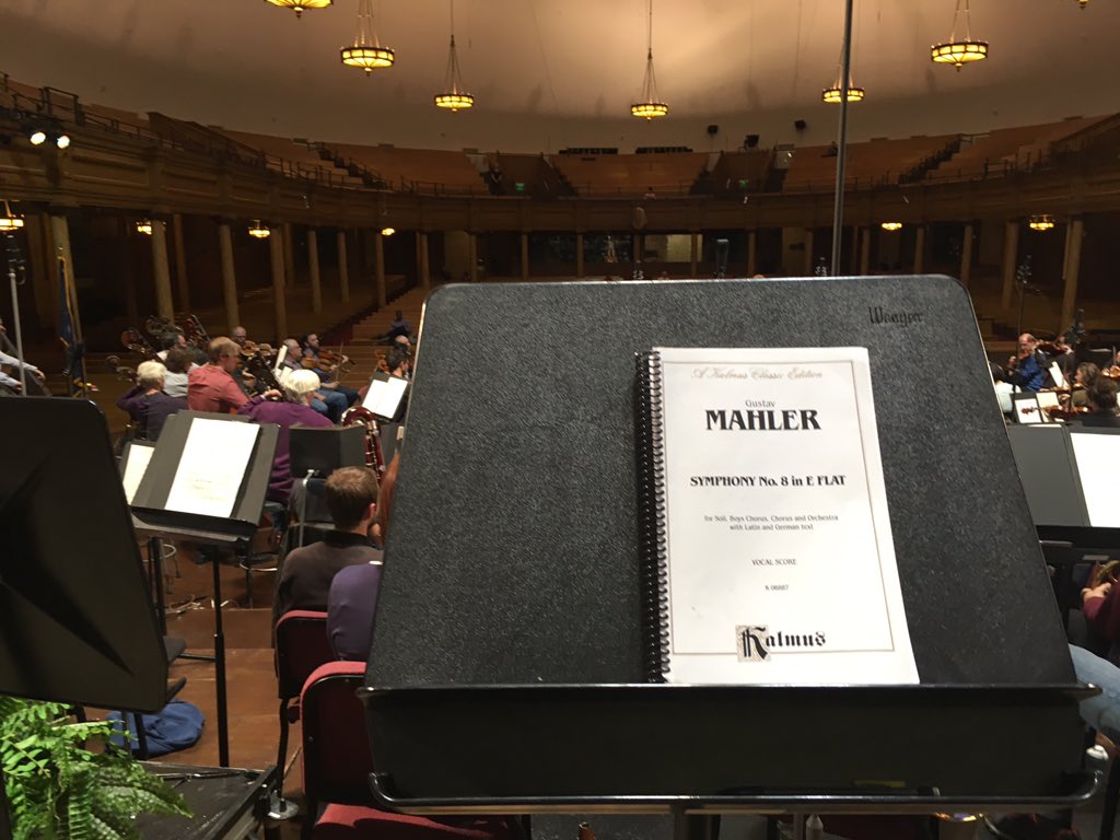 First orchestra rehearsal in Salt Lake
#motab