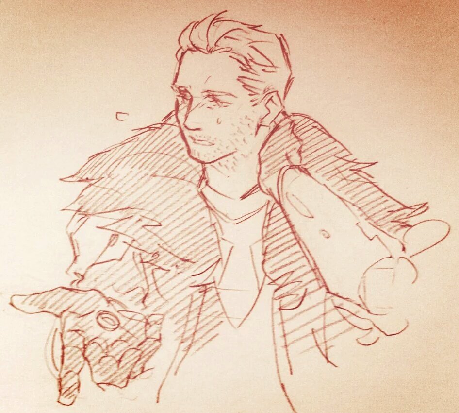 FurredCommander's tweet image. ((But does a quick sketch provide good enough material for an icon