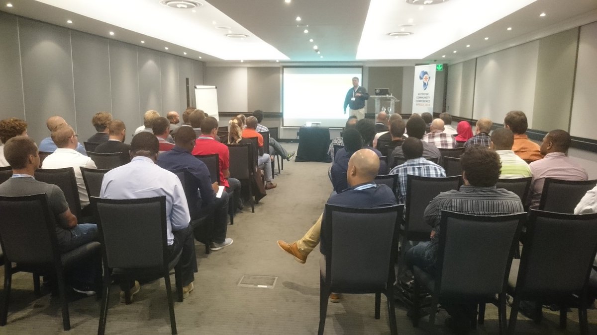 Day 2 of <a href="/asterisk_africa/">Asterisk Africa</a> and people are still here after my keynote :-) In this track <a href="/tonils/">Antony Russell</a> talks scaling <a href="/digium/">Digium, a Sangoma Company</a>