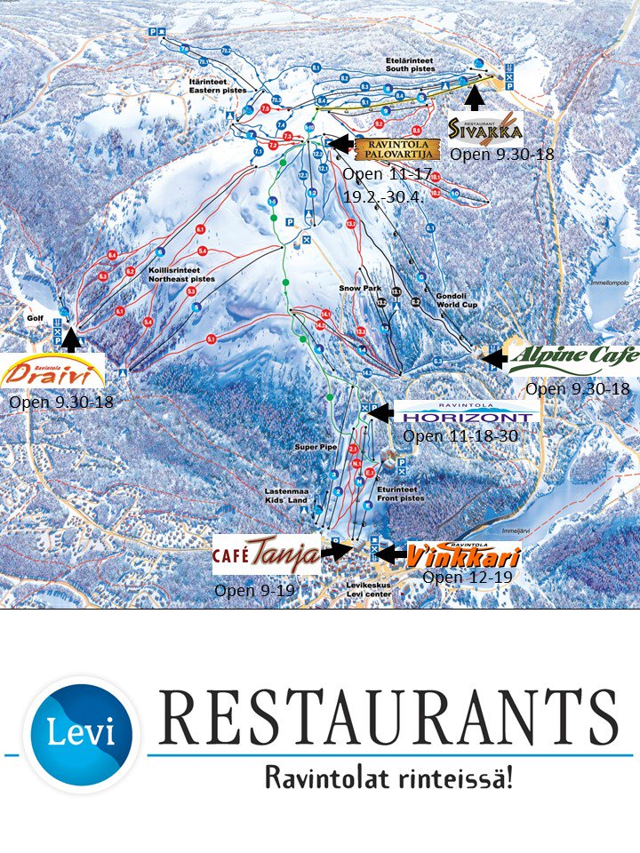 LeviRestaurants's tweet photo. Hiihtolomalaiset! Tervetuloa, me olemme valmiina! Palovartijakin avataan teille pe 19.2. #LeviLapland #LeviSkiResort https://t.co/0O5sfhOM3B