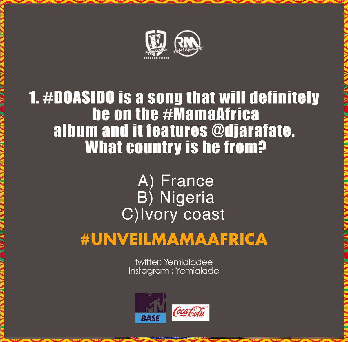 yemialadee's tweet image. #question1  #UnveilMamaAfrica  #mamaafrica