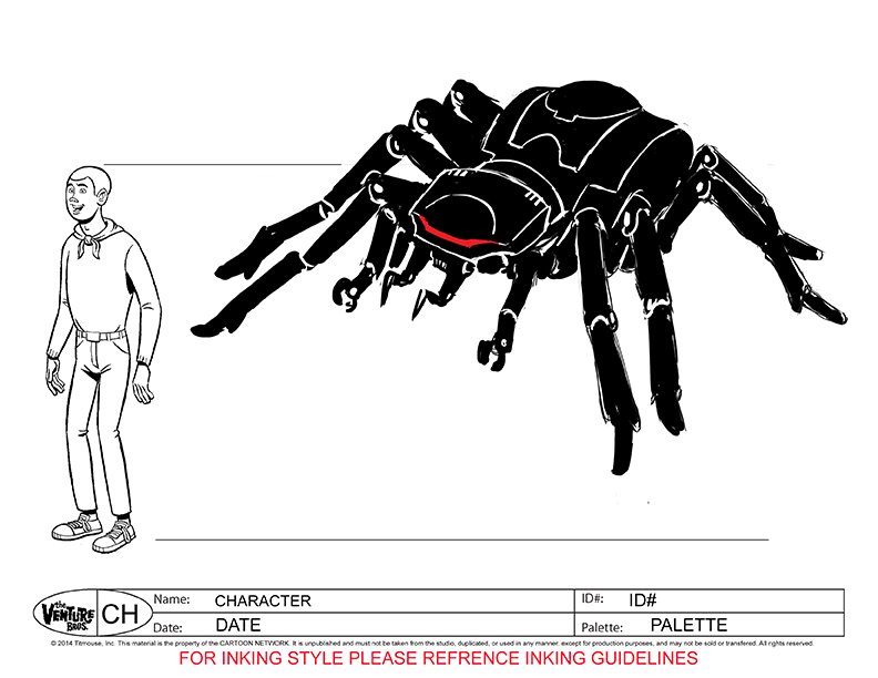 Also my Robot Tarantula. I designed a lot of stuff in this episode. 