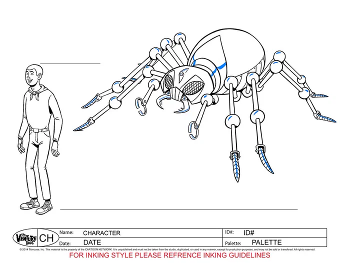 Also my Robot Tarantula. I designed a lot of stuff in this episode. 