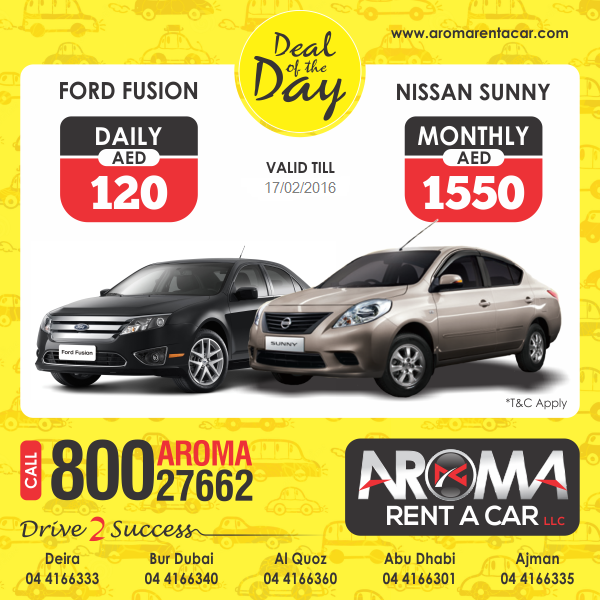 Aroma Rent A Car LLC (rentacar_dubai) Twitter