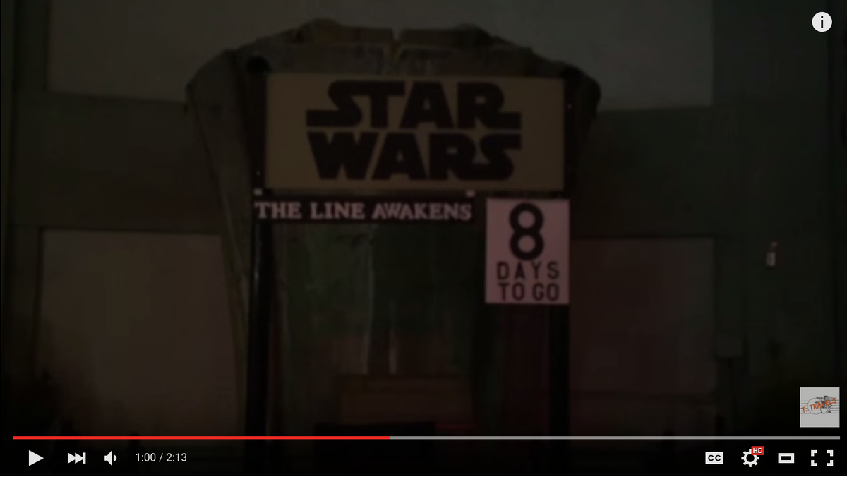 Emm_Unicorn's tweet photo. #ttot throwback to the small charity behind #thelineawakens for the @StarWars7Movie premier https://t.co/CDo45Uilm7 https://t.co/7dOcYG2gSq
